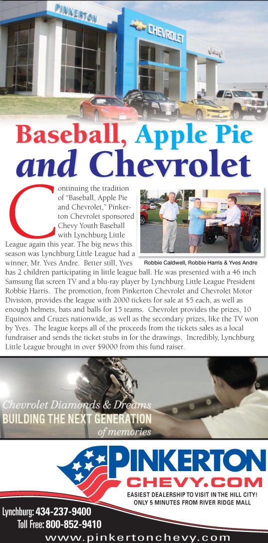 COMMUNITY SPONSORSHIP | Pinkerton Chevrolet GMC in Lynchburg VA